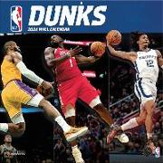 NBA Dunks 2024 12x12 Wall Calendar