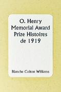 O. Henry Memorial Award Prize Stories of 1919