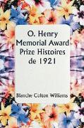 O. Henry Memorial Award Prize Stories of 1921