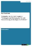 Textanalyse zu Friedrich Gogarten: "Verhängnis und Hoffnung der Neuzeit. Säkularisierung als theologisches Problem."