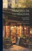 Principes De Littérature: 4. Les Cours De Belles Lettres