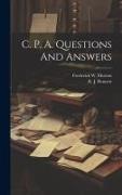 C. P. A. Questions And Answers