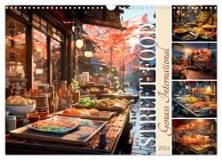 STREET FOOD Genuss International (Wandkalender 2024 DIN A3 quer), CALVENDO Monatskalender