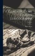 Contributions To Irish Lexicography, Volume 1