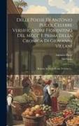 Delle Poesie Di Antonio Pucci, Celebre Versificatore Fiorentino Del Mccc E Prima Della Cronica Di Giovanni Villani: Ridotta In Terza Rima, Volume 4