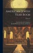 American Jewish Year Book, Volume 20