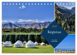 Kirgistan - Traumhafte Landschaften (Tischkalender 2024 DIN A5 quer), CALVENDO Monatskalender