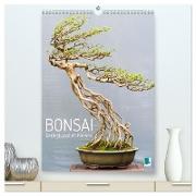 Bonsai: Gartenkunst im Kleinen (hochwertiger Premium Wandkalender 2024 DIN A2 hoch), Kunstdruck in Hochglanz