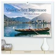 Malerischer Tegernsee (hochwertiger Premium Wandkalender 2024 DIN A2 quer), Kunstdruck in Hochglanz