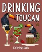 Drinking Toucan Coloring Book