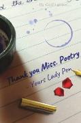 Thank You Miss Poetry