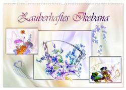 Zauberhaftes Ikebana (Wandkalender 2024 DIN A2 quer), CALVENDO Monatskalender