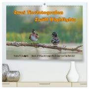 Zwei Tierfotografen Zwölf Highlights (hochwertiger Premium Wandkalender 2024 DIN A2 quer), Kunstdruck in Hochglanz