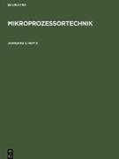 Mikroprozessortechnik, Jahrgang 3, Heft 8, Mikroprozessortechnik Jahrgang 3, Heft 8