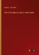 Animal intelligence: Experimental studies