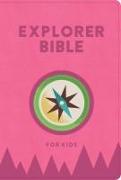 KJV Explorer Bible for Kids, Bubble Gum Leathertouch: Placing God's Word in the Middle of God's World