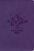 KJV Explorer Bible for Kids, Purple Leathertouch: Placing God's Word in the Middle of God's World