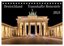 Deutschland - Traumhafte Reiseziele (Tischkalender 2024 DIN A5 quer), CALVENDO Monatskalender