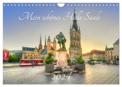 Mein schönes Halle Saale 2024 (Wandkalender 2024 DIN A4 quer), CALVENDO Monatskalender