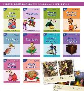 Phonic Books Dandelion Readers Set 2 Units 11-20 Twin Chimps (Two Letter Spellings sh, ch, th, ng, qu, wh, -ed, -ing, -le)