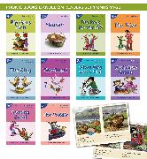 Phonic Books Dandelion Readers Set 1 Units 11-20 (Two-letter spellings sh, ch, th, ng, qu, wh, -ed, -ing, le)