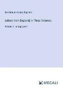Letters from England, In Three Volumes