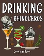 Drinking Rhinoceros Coloring Book