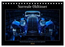 Surreale Oldtimer (Tischkalender 2024 DIN A5 quer), CALVENDO Monatskalender
