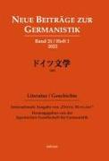 Neue Beiträge zur Germanistik, Band 21 / Heft 1 / 2022