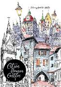 Cities, Houses, Castles Coloring Book for Adults