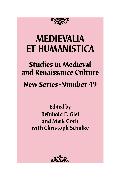 Medievalia et Humanistica, No. 49