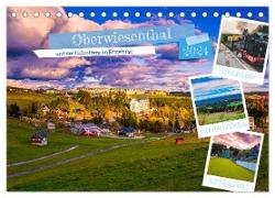 Oberwiesenthal und der Fichtelberg im Erzgebirge (Tischkalender 2024 DIN A5 quer), CALVENDO Monatskalender