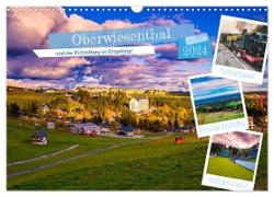 Oberwiesenthal und der Fichtelberg im Erzgebirge (Wandkalender 2024 DIN A3 quer), CALVENDO Monatskalender