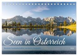 Seen in Österreich (Tischkalender 2024 DIN A5 quer), CALVENDO Monatskalender