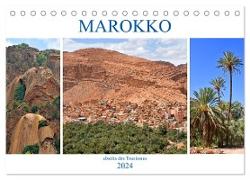 MAROKKO abseits des Tourismus (Tischkalender 2024 DIN A5 quer), CALVENDO Monatskalender