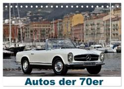 Autos der 70er (Tischkalender 2024 DIN A5 quer), CALVENDO Monatskalender