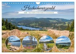 Hochschwarzwald - Traumhafte Landschaften im Schwarzwald (Wandkalender 2024 DIN A4 quer), CALVENDO Monatskalender