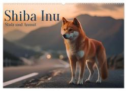 Shiba Inu - Stolz und Anmut (Wandkalender 2024 DIN A2 quer), CALVENDO Monatskalender