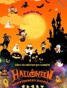 Halloween spaventosamente divertente | Libro da colorare | Adorabili scene horror per il divertimento di Halloween