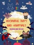 Adorable Bats and Vampires | Coloring Book for Kids | Fun and Creative Designs of the Cutest Creatures of the Night
