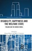 Disability, Happiness and the Welfare State