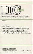 Grace Period and the European and International Patent Law