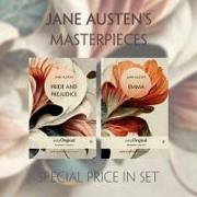 Jane Austen's Masterpieces (with 4 MP3 Audio-CDs) - Readable Classics - Unabridged english edition with improved readability
