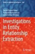 Investigations in Entity Relationship Extraction