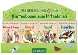 Display Naturforscher-Kids Kartenboxen