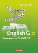 English G 21, Grundausgabe D/Erweiterte Ausgabe D, Band 3/4: 7./8. Schuljahr, Grammar and Skills