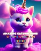Amazing Catunicorns | Coloring Book for Kids | Adorable Creatures Full of Love | Perfect Gift for Children Ages 4 to 9