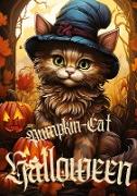 Halloween - Pumpkin-Cat