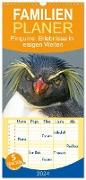 Familienplaner 2024 - Pinguine: Erlebnisse in eisigen Welten mit 5 Spalten (Wandkalender, 21 x 45 cm) CALVENDO