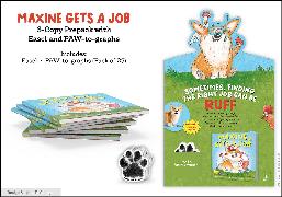 Maxine Gets a Job 6-Copy Prepack with Easel and PAW-to-graphs (Pack of 25) Summer 2024